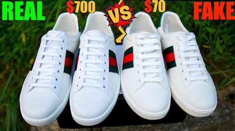 gucci ace real vs fake